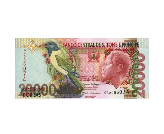 20000 dobra, , 0, 0, São Tomé és Príncipe, 2004