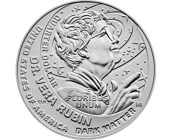 25 cent, Dr. Vera Rubin, , CuNi, 5,67 g, USA, 2025