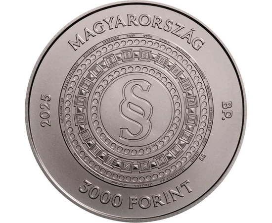3000 forint, Szárazbélyegző, évforduló, CuNi, 30,80 g, Magyarország, 2025