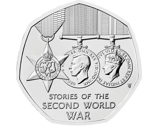 50 penny, Kitüntetések, CuNi, 8 g, Nagy-Britannia, 2025