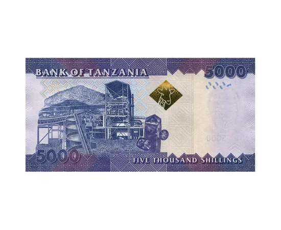 5000 shilling  0 0 Tanzánia 2025