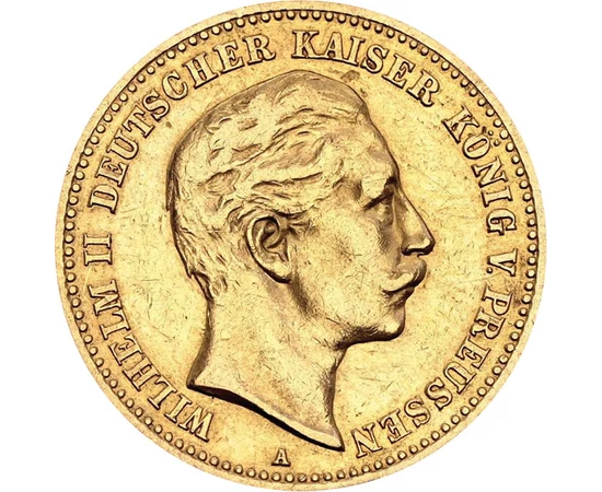 GER/ 10márkaII.VilmosAu1890-1912 Német Birodalom