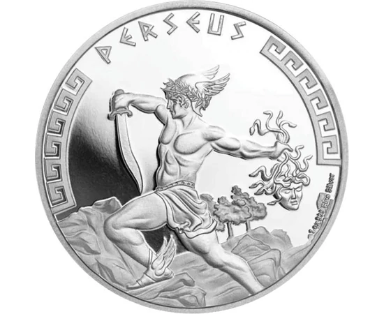 NIUE/ 2 dollár, Perszeusz, Ag, 2024, Niue