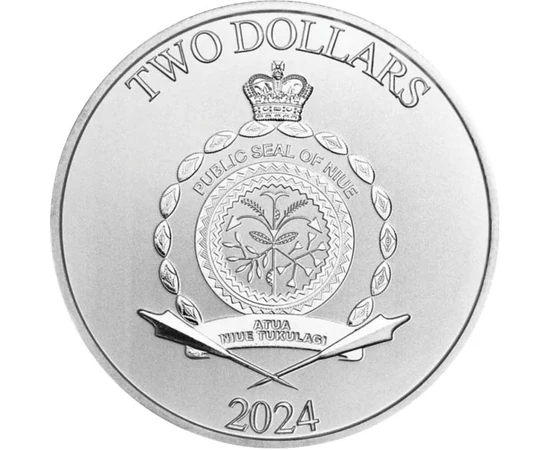 NIUE/ 2 dollár Perszeusz Ag 2024 Niue