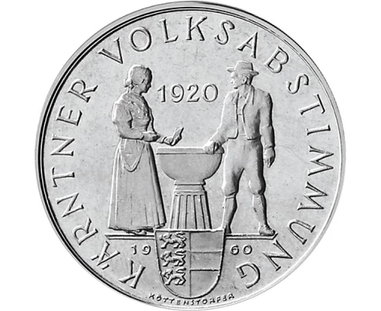  25 schilling, Karintiai népszavazás, Ausztria