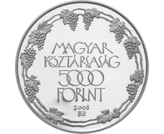  5000 Ft Tokaj ezüst tv 2008 Magyar Köztársaság