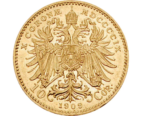  10 korona Ferenc József 1909 arany Osztrák–Magyar Monarchia