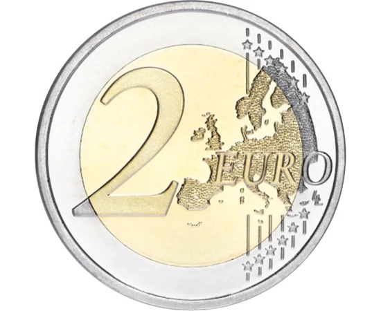 2 euró Európa térképe  CuNi 852 g Olaszország 2025