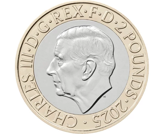 2 font III. Károly  CuNi 12 g Nagy-Britannia 2025
