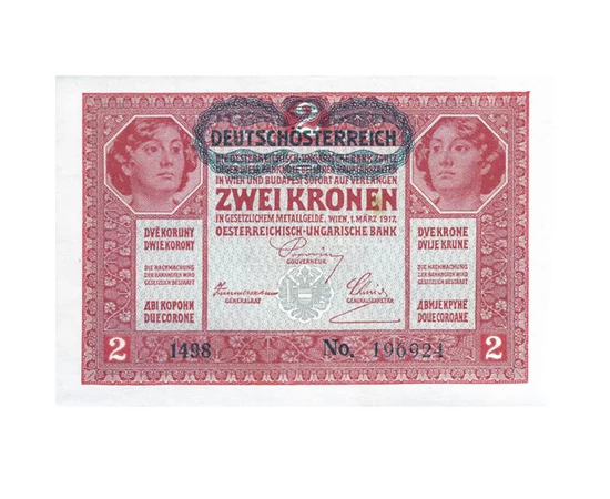 2 korona, , 0, 0, Ausztria, 1919