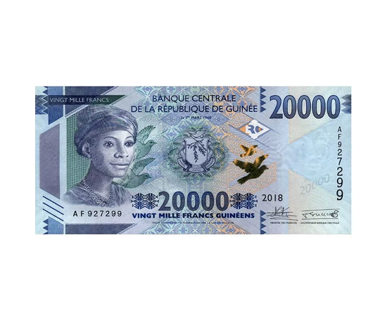 20000 frank, , 0, 0, Guinea, 2018
