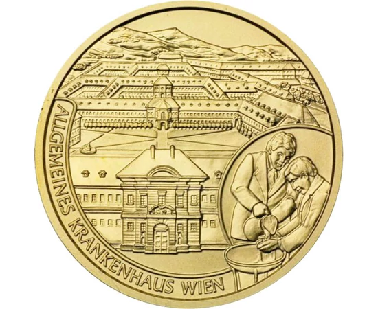  50 euró Semmelweis arany 2008 Ausztria
