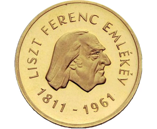  100 Ft, Liszt Ferenc, arany, Magyar Népköztársaság