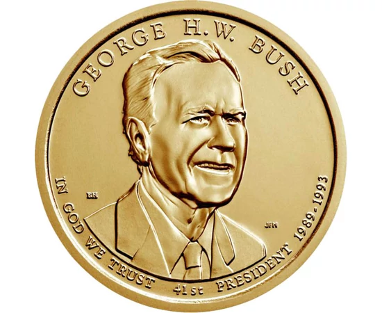  1 dollár, George H. W. Bush,2020, USA