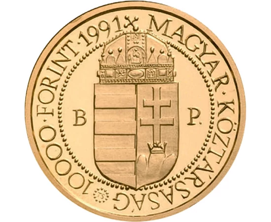  10000 Ft Pápalátogatás arany Magyar Köztársaság
