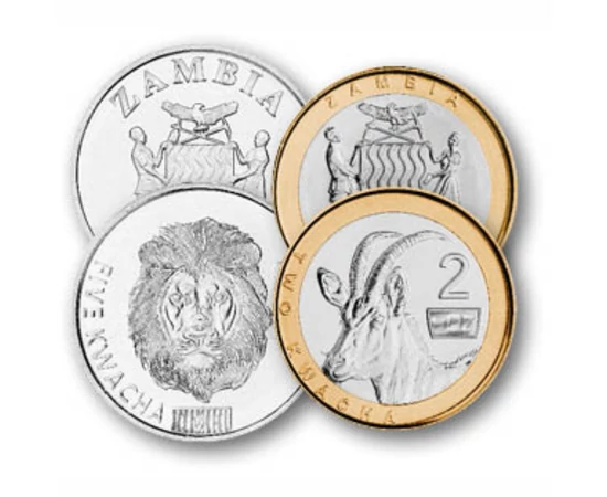 50 ngwee, 1, 2, 5 kwacha, , 0, 0, Zambia, 2024