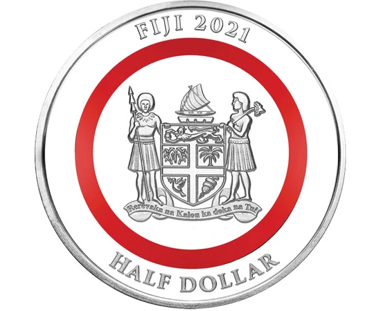 FJ/ 1/2 dollár Mikulás 2021 Fidzsi-szigetek