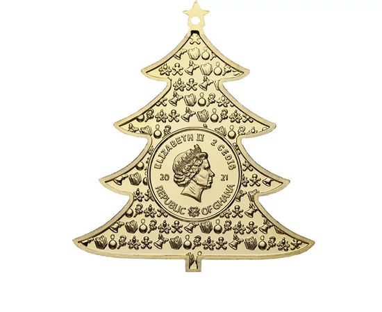 GHA/ 2 cedi Karácsonyfa 2021 Ghána