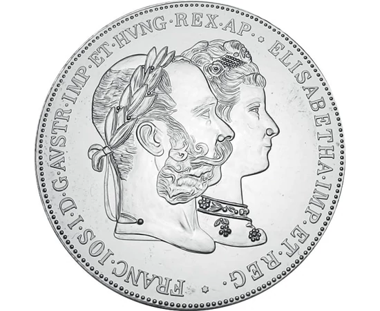  Ezüstgulden, 1879, ezüstlakodalom, Osztrák-Magyar Monarchia