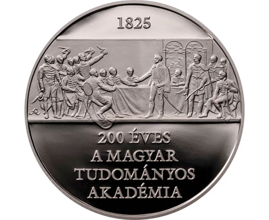 20000 forint, Az Akadémia alapítása, Széchenyi István, 1825, Ag 925, 31,46 g, Magyarország, 2025