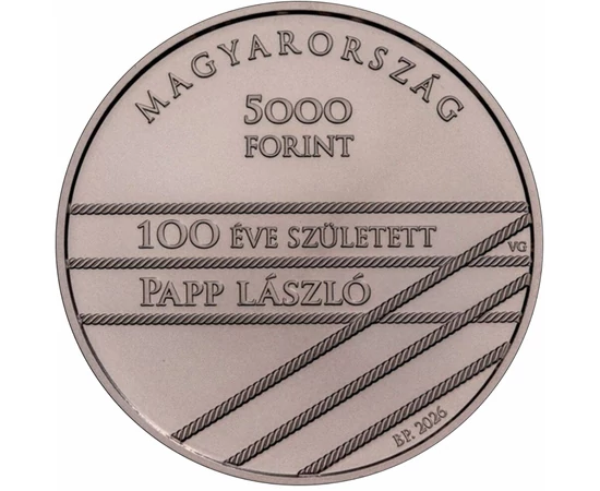 5000 forint Boksz szorító sarok   CuNi 308 g Magyarország 2026