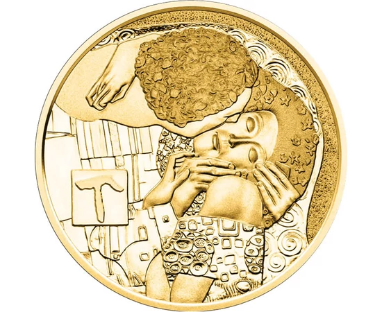  50 euró, Gustav Klimt: Csók, Au, 2016, Ausztria