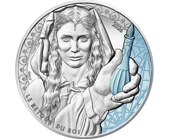 10 euró, Galadriel és Eärendil csillagfénye, , Ag 333, 13 g, Franciaország, 2026