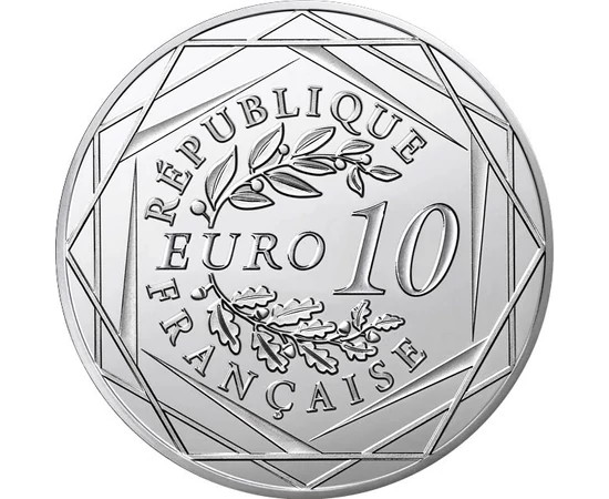 10 euró Babér és tölgykoszorú névérék Ag 333 13 g Franciaország 2026