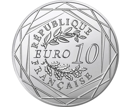 10 euró Babér és tölgykoszorú névérék Ag 333 13 g Franciaország 2026