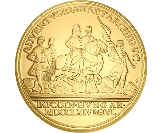 MAO/ II. József 5 dukát 1764 uv. Magyar Királyság
