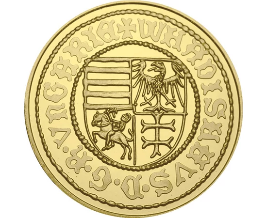 MAP/ I. Ulászló aranyforint uv Magyar Királyság