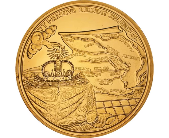 MKE/ I. József bronz érem1657-1705 uv. Magyar Királyság