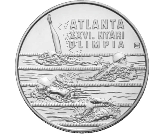  1000 Ft, Oli. Atlanta I., úszás (vf.), Magyar Köztársaság
