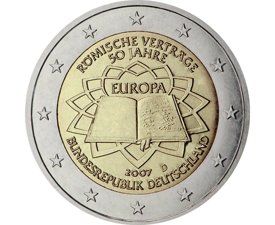  2 euró, Római Szerződés, 2007, Németország