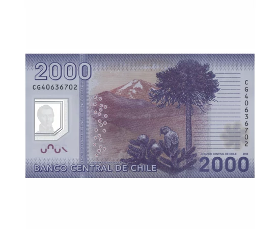 2000 peso, , 0, 0, Chile, 2014