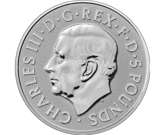 5 font III. Károly  Ag 9999 622 g Nagy-Britannia 2026