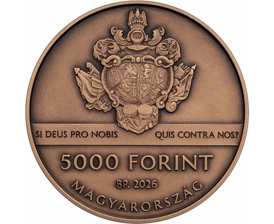 5000 forint Széchenyi címer   CuNi 308 g Magyarország 2026