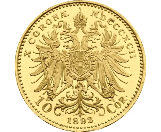  10 korona Ferenc J.babérk.1892-1906 Osztrák-Magyar Monarchia