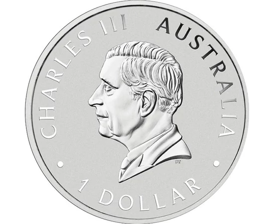 1 dollár III. Károly  Ag 9999 311 g Ausztrália 2026