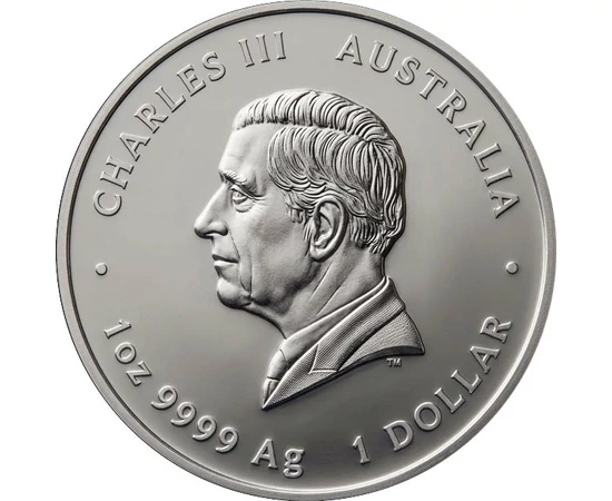1 dollár III. Károly  Ag 9999 311 g Ausztrália 2026