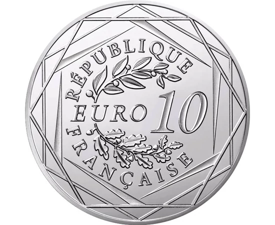 10 euró Babér-tölgy koszorú  Ag 333 13 g Franciaország 2026