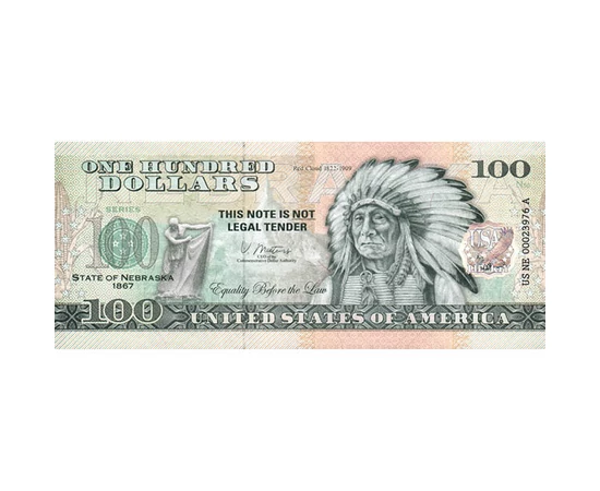 100 dollár szuvenír bankjegy  0 0 USA 2022