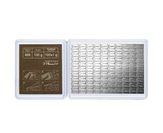 100 x 10 cent II. Erzsébet  Ag 999 100 g Cook szigetek 2012