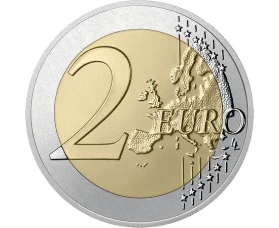 2 euró EU térkép  CuNi 852 g Franciaország 2026