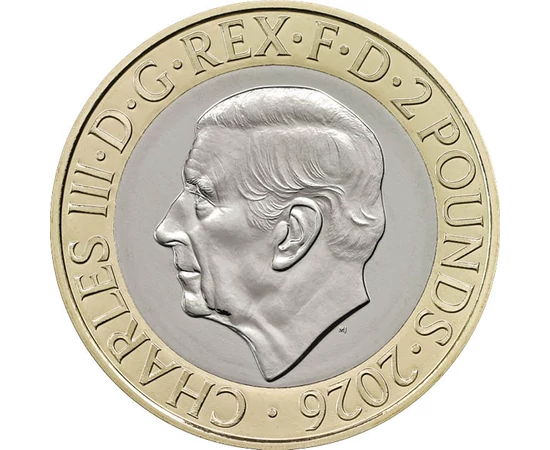 2 font III. Károly   CuNi 12 g Nagy-Britannia 2026