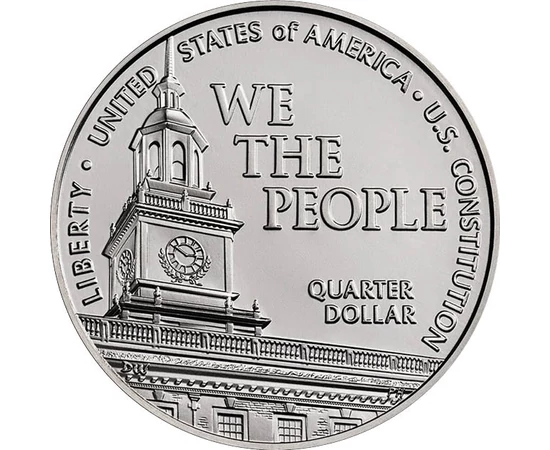 25 cent, Independence Hall, , CuNi, 5,67 g, USA, 2026