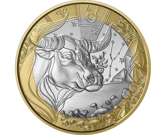 5 euró, Bika állatövi jegy, csillagkép, CuNi, 11,7 g, Franciaország, 2026