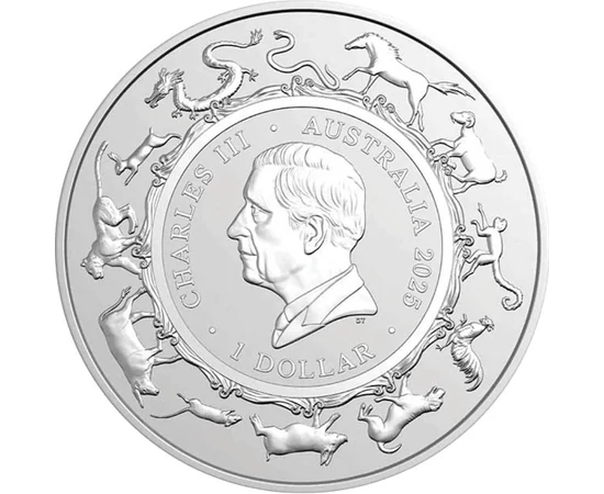 AUS/ 1 dollár Kígyó éveRAMAg2025 Ausztrália
