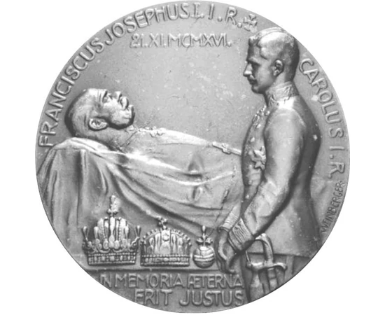 FJD/Ferenc József em.érem, 1916, uv, Osztrák-Magyar Monarchia