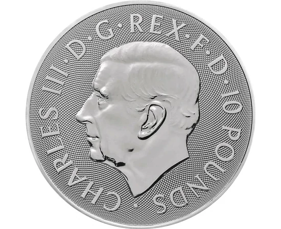 GB/ 10fontArtúr királyAg10unc.2024 Nagy-Britannia